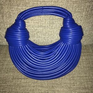 - NWOT- Handwoven Noodle Bag Rope Clutch